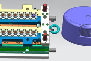 Plastic cap mould design and processing